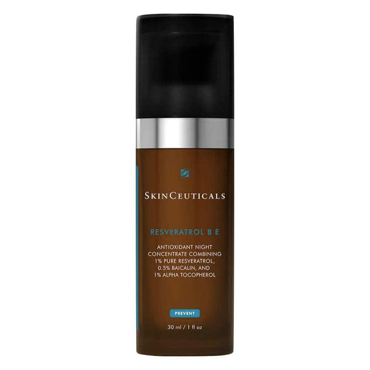 SkinCeuticals 白藜蘆醇 B E 夜間精華液 30 毫升 - 變革性夜間精華液,打造容光煥發、年輕肌膚