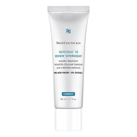 SkinCeuticals Glycolic 10 Renew Overnight 50 毫升 - 創新隔夜去角質霜,讓肌膚早晨煥發光彩