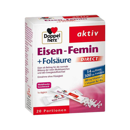 Doppelherz Iron Femin Direct Pellets 20 pcs