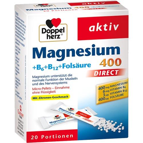 Queisser Pharma Gmbh & Co. Kg Doppelherz Magnesium + B Vitamins Direct Pellets 20 pcs