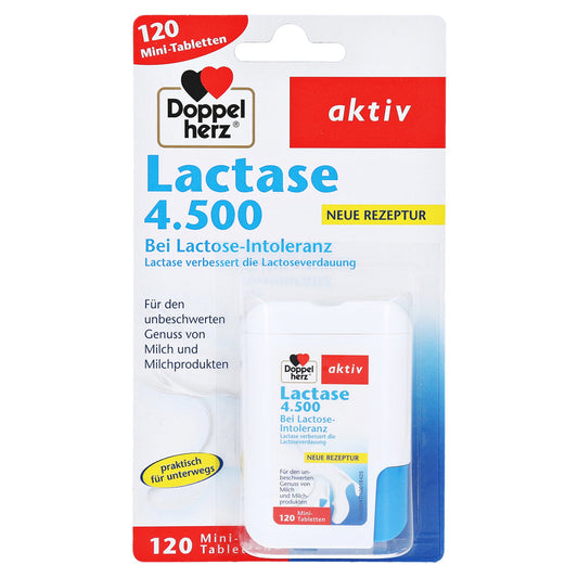 Doppelherz Aktiv Lactase 4.500 Mini Tablets 120 pcs