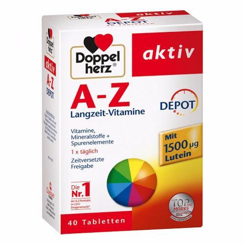 Doppelherz A-Z Depot Vitamins & Minerals 40 capsules