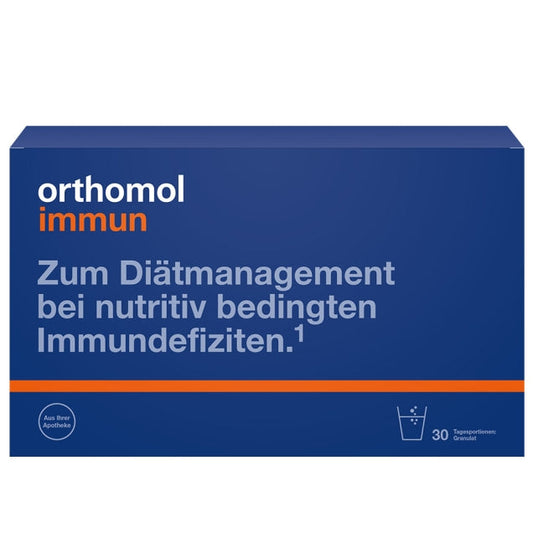 New packaging design - Orthomol Immun Sachets - Immune System Supplement